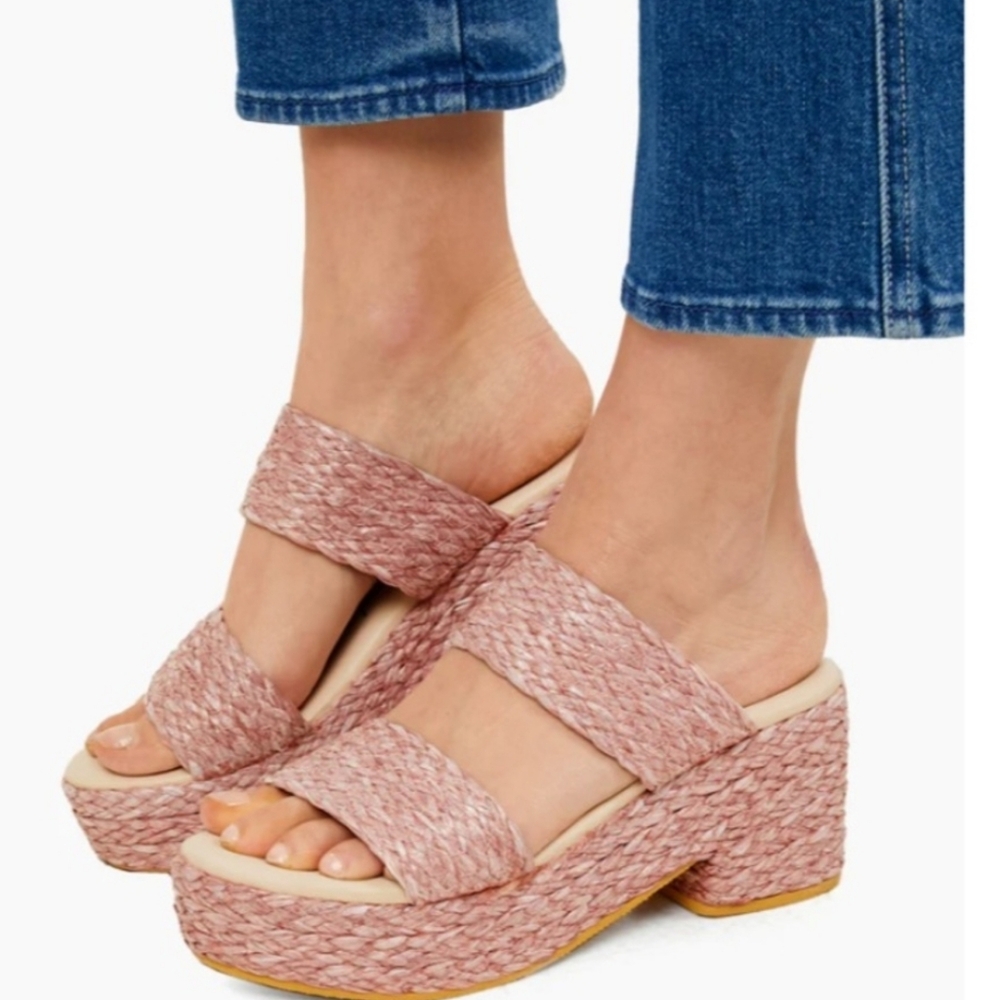 Matisse Pink platform sandal